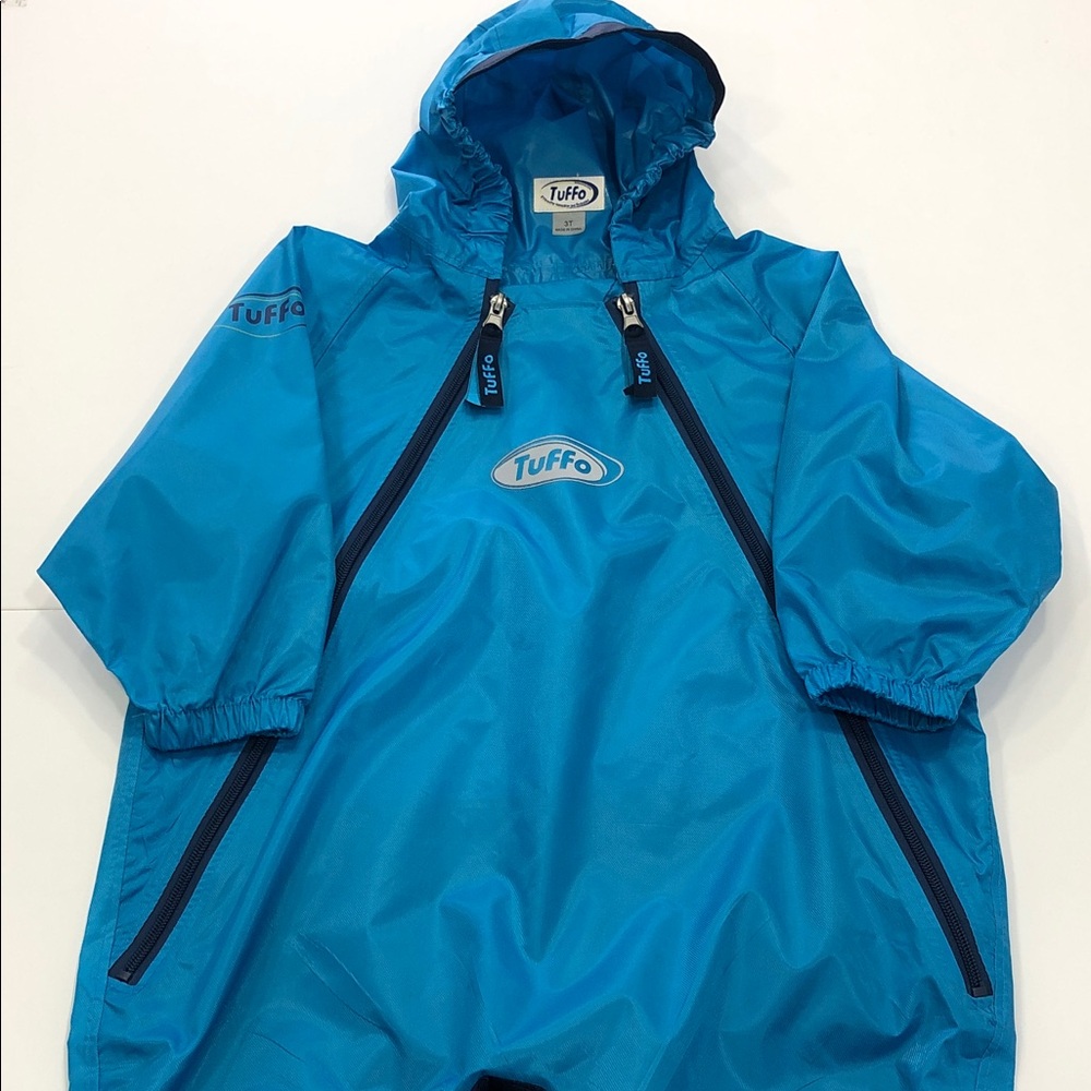 Tuffo Kids Waterproof Blue Raincoat